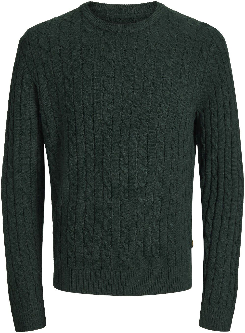 Jprblulambswool Knit Cable Crew Neck