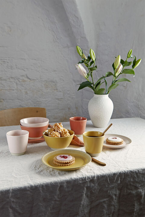 Colorit asjett Ø 19 cm coral