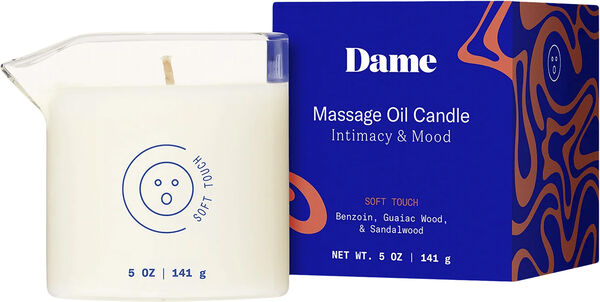DAME PRODUCTS - MASSAGE OIL CANDLE SOFT TOUCH