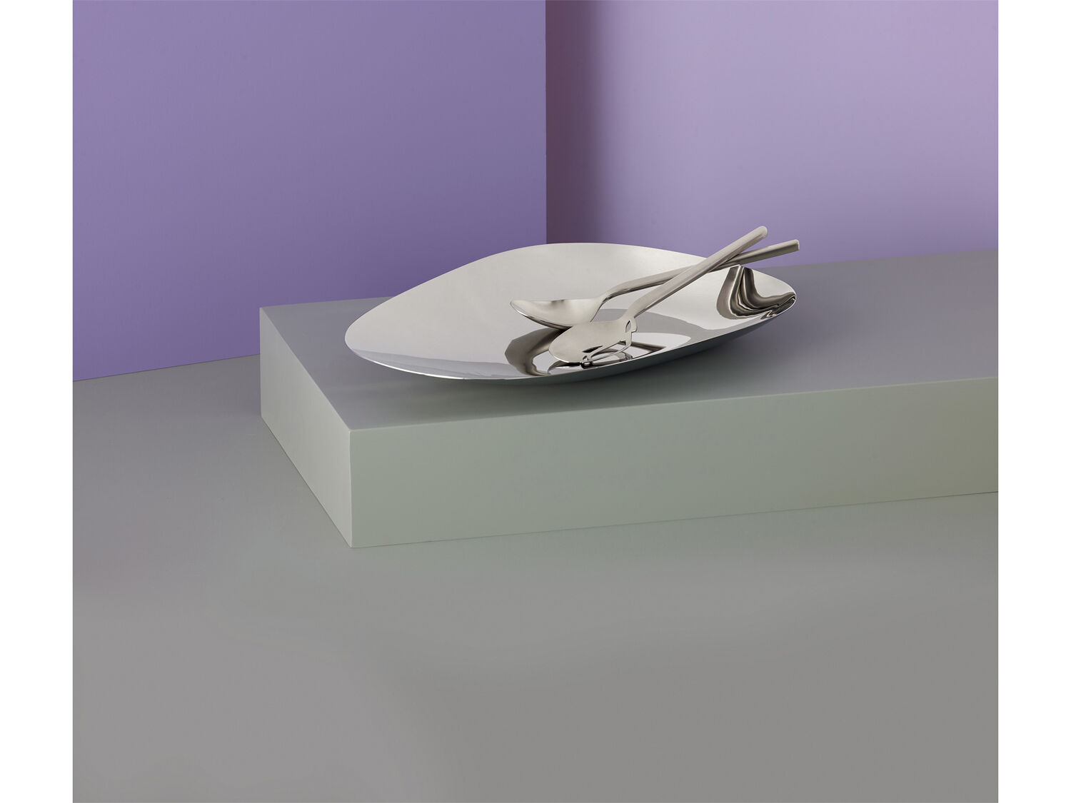 Fat Dorotea 42 x 5 cm Blankt st&aring;l