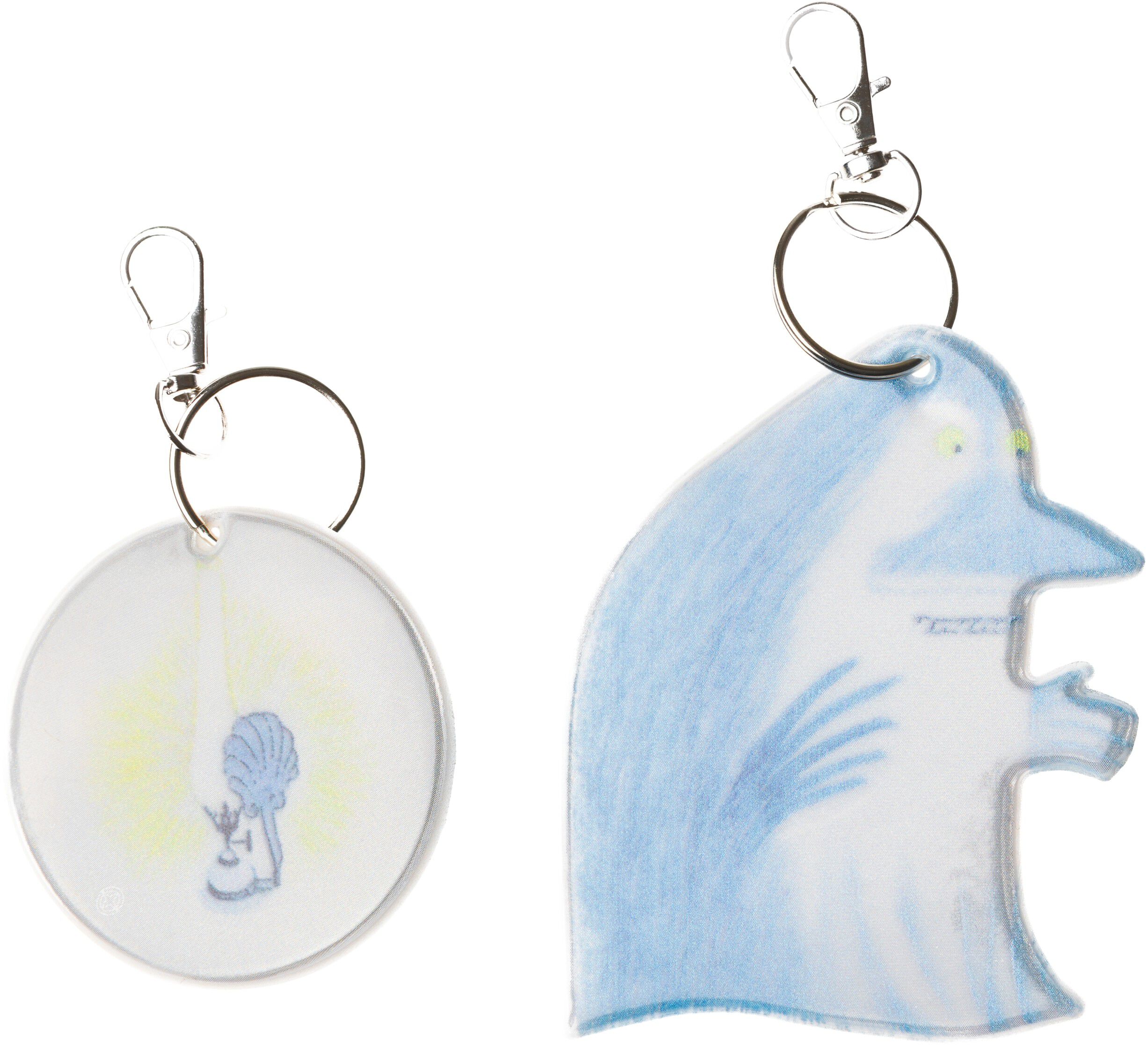 Moomin refleks 2 stk Vinternats gl&oslash;d