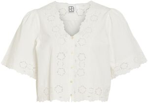 ROUAMORY 2/4 V-NECK TOP
