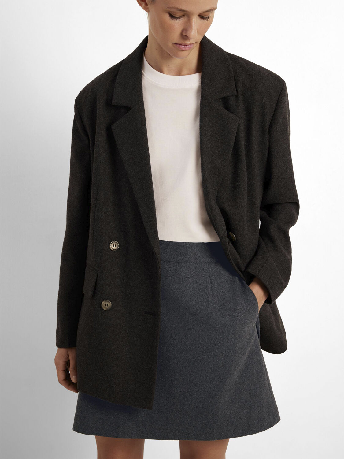 SLFMERCY-ULA HW MINI WOOL SKIRT