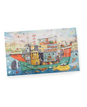 Moulin Roty - Puslespil 200 brk - Ombord p&aring; skibet - A L'abo