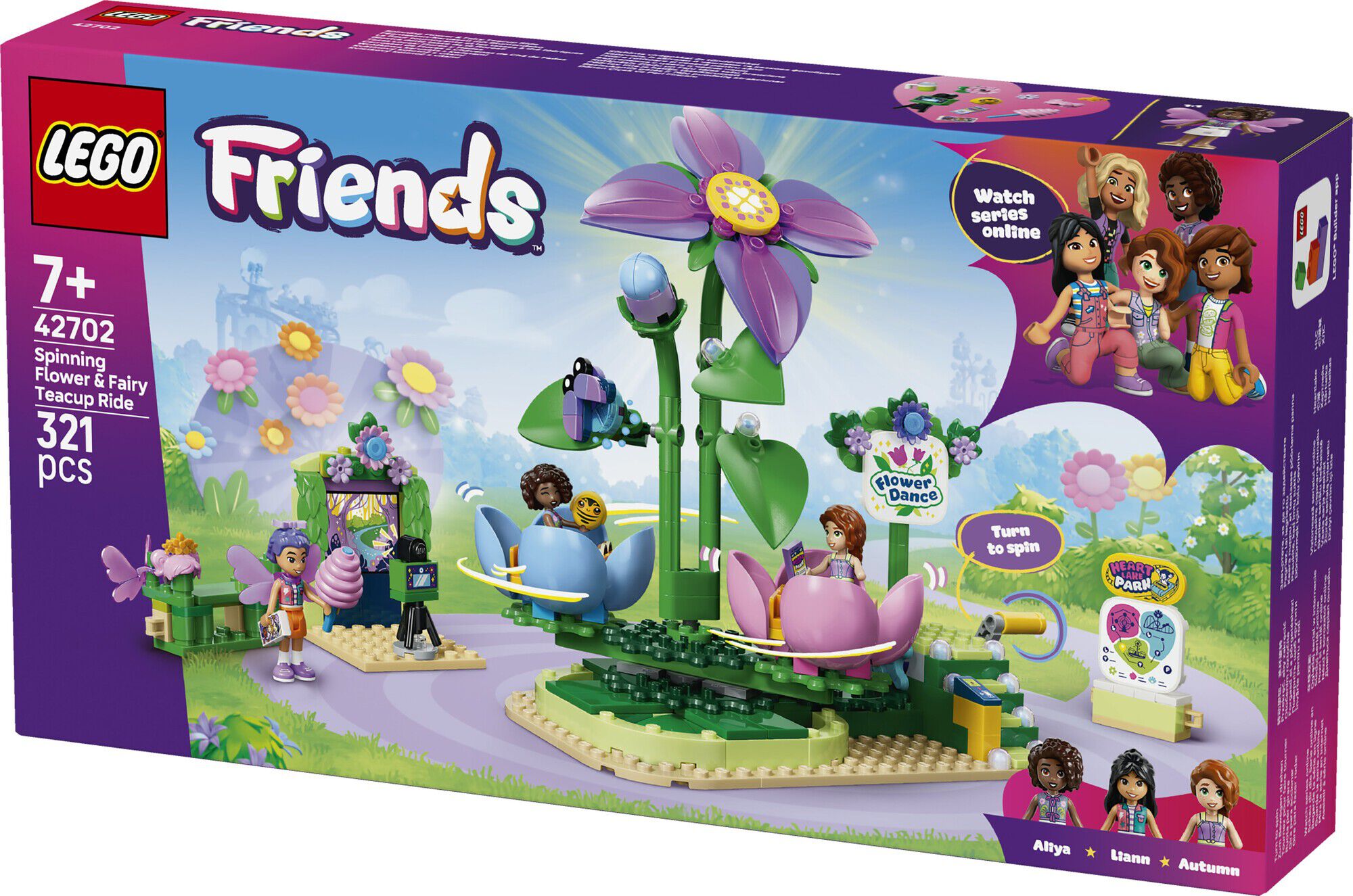 Tekop-karrusel med blomster og feer 42702