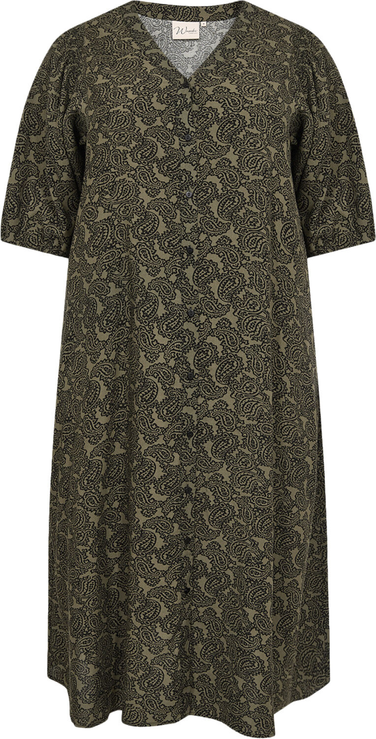 Curvy WA-GAJA 4 Kjole M&oslash;rkegr&oslash;n