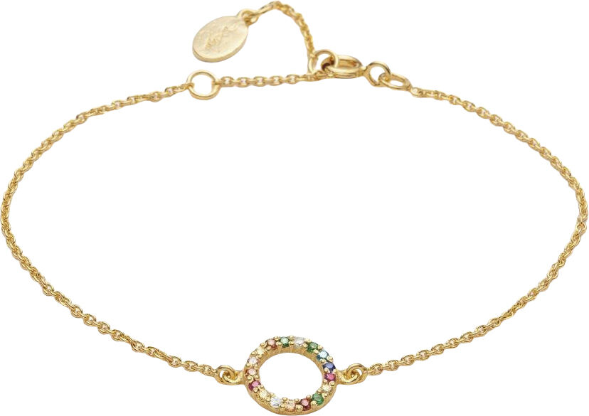 Partnership bracelet VERMEIL (925 Sterling silver gold plated 2. 5 mic