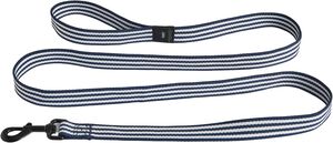 HAY Dogs Leash-Flat M/L-Blue and wh