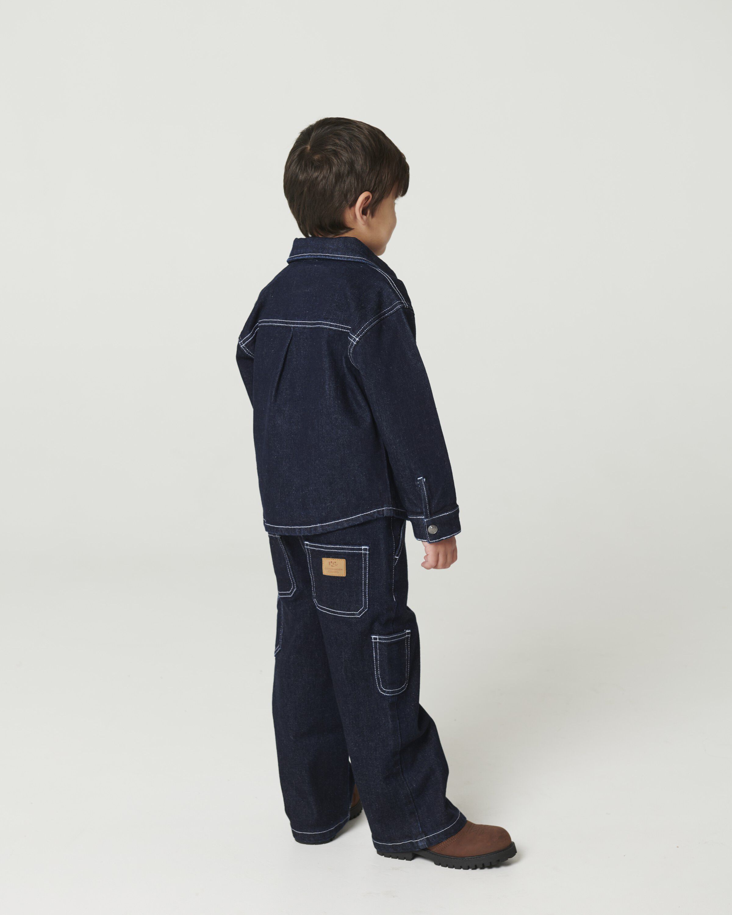 Denim Cargo Pants