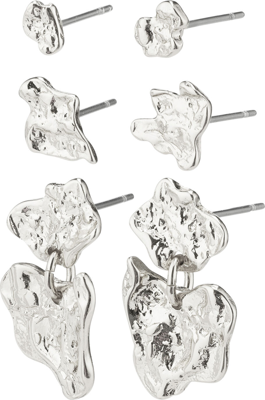 HORIZON earrings silver plated