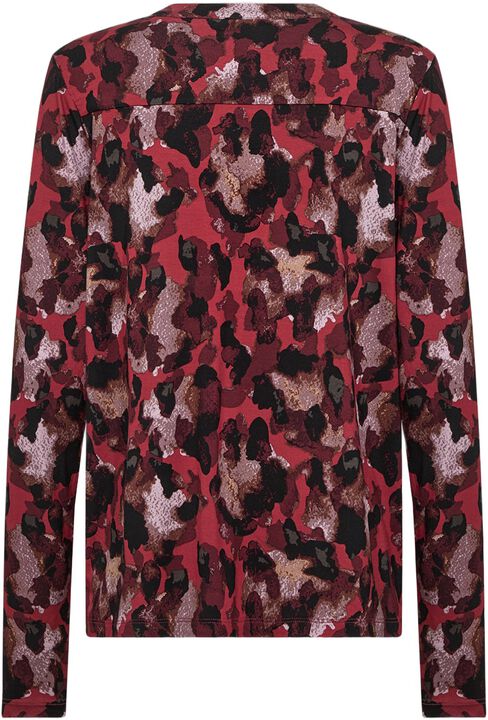 SC-MARICA AOP 341 Bluse Rød