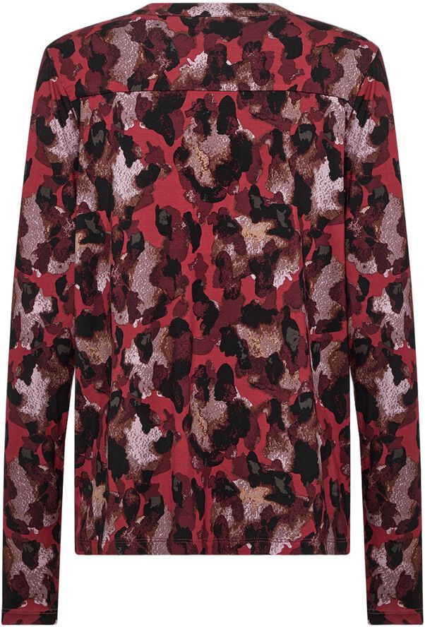 SC-MARICA AOP 341 Bluse Rød