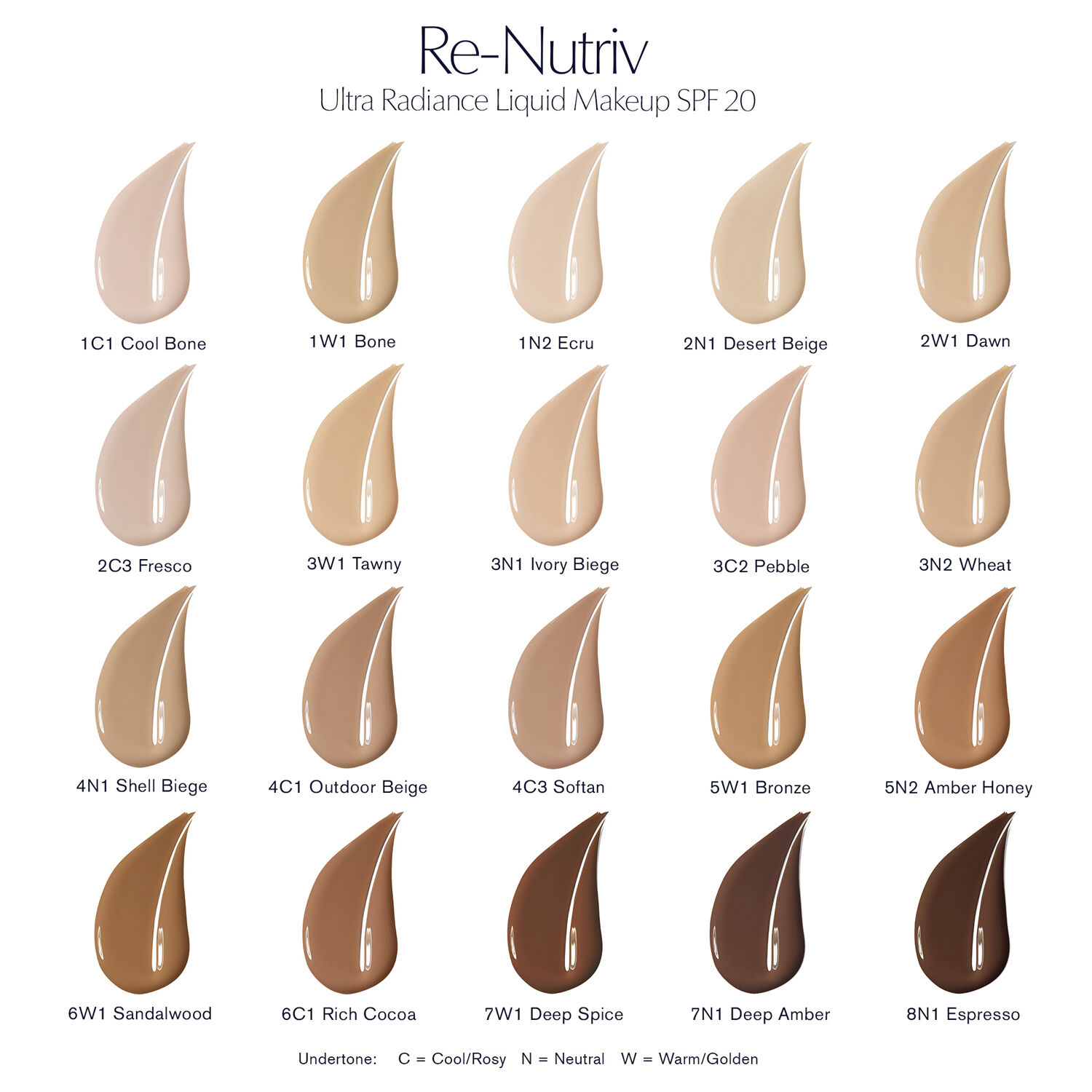 Re-Nutriv Ultra Radiance Liquid Makeup Foundation SPF20