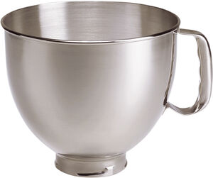 Artisan bolle til kjøkkenmaskin stål 4,8 liter
