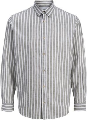 JJESUMMER LINEN BLEND SHIRT L/S SN