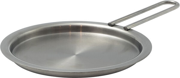 Tallerkenlåg 13 cm rustfrit stål