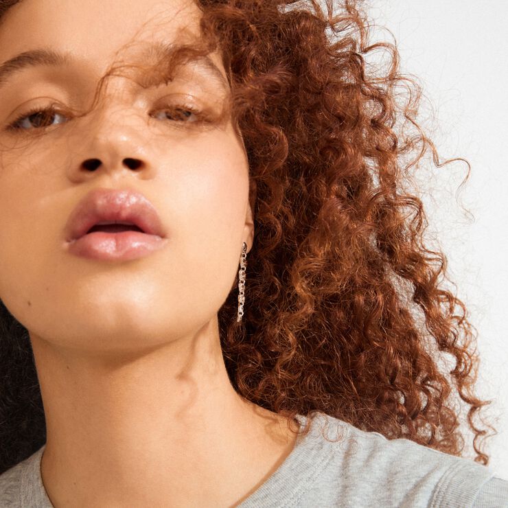 SENSE øreringe sølvbelagt