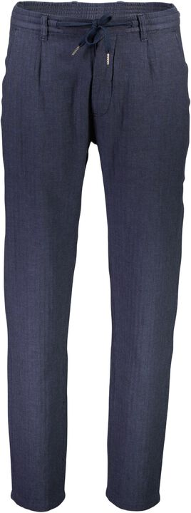 Linen blend herringbone pants