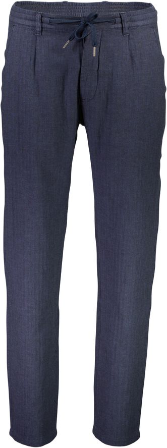 Linen blend herringbone pants