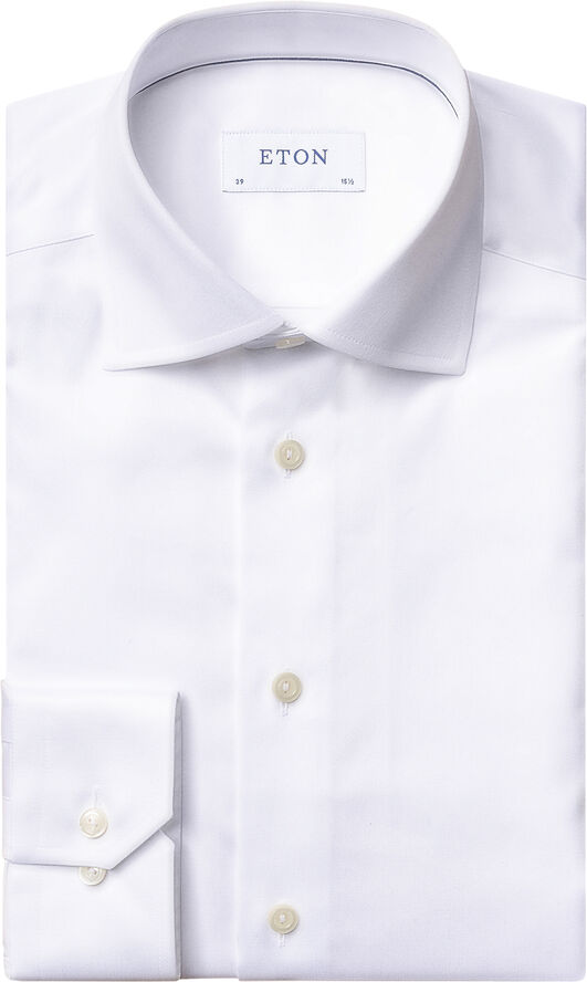 Slim Fit Light Blue Signature Twill Shirt