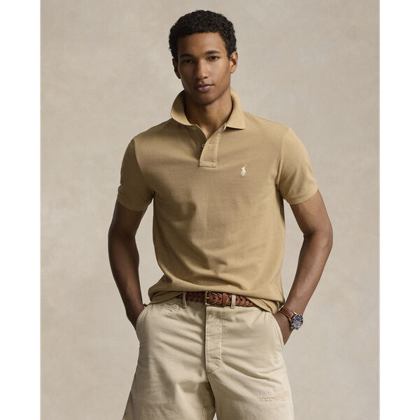 Custom Slim Fit Mesh Polo