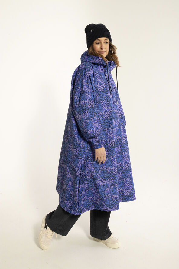 Danedream Drops Rain Poncho Dark Slate GEOFLEUR