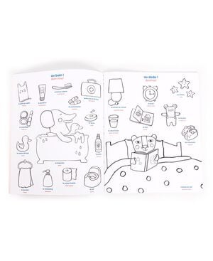 Moulin Roty - Klistermærkebog - Mit hverdagsliv