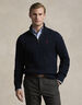 Cable-Knit Cotton Quarter-Zip Sweater