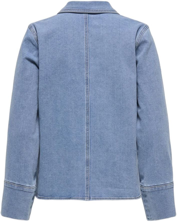 ONLFRIDA LS ZIP DNM SHIRT GUA