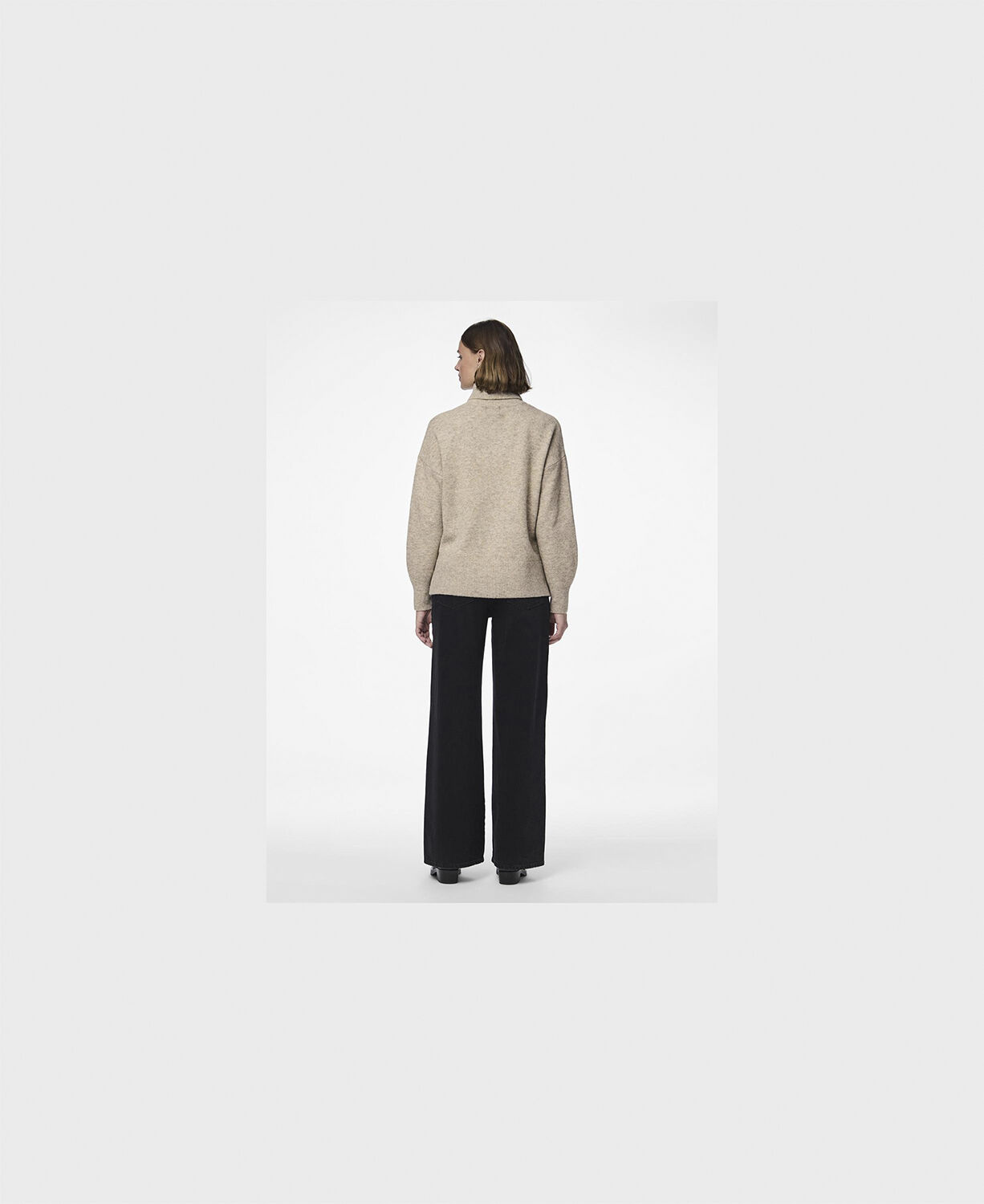 Pcmalou Ls Rollneck Knit Noos Bc