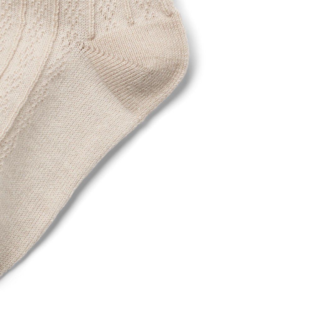 Blonde Uldsokker Nora