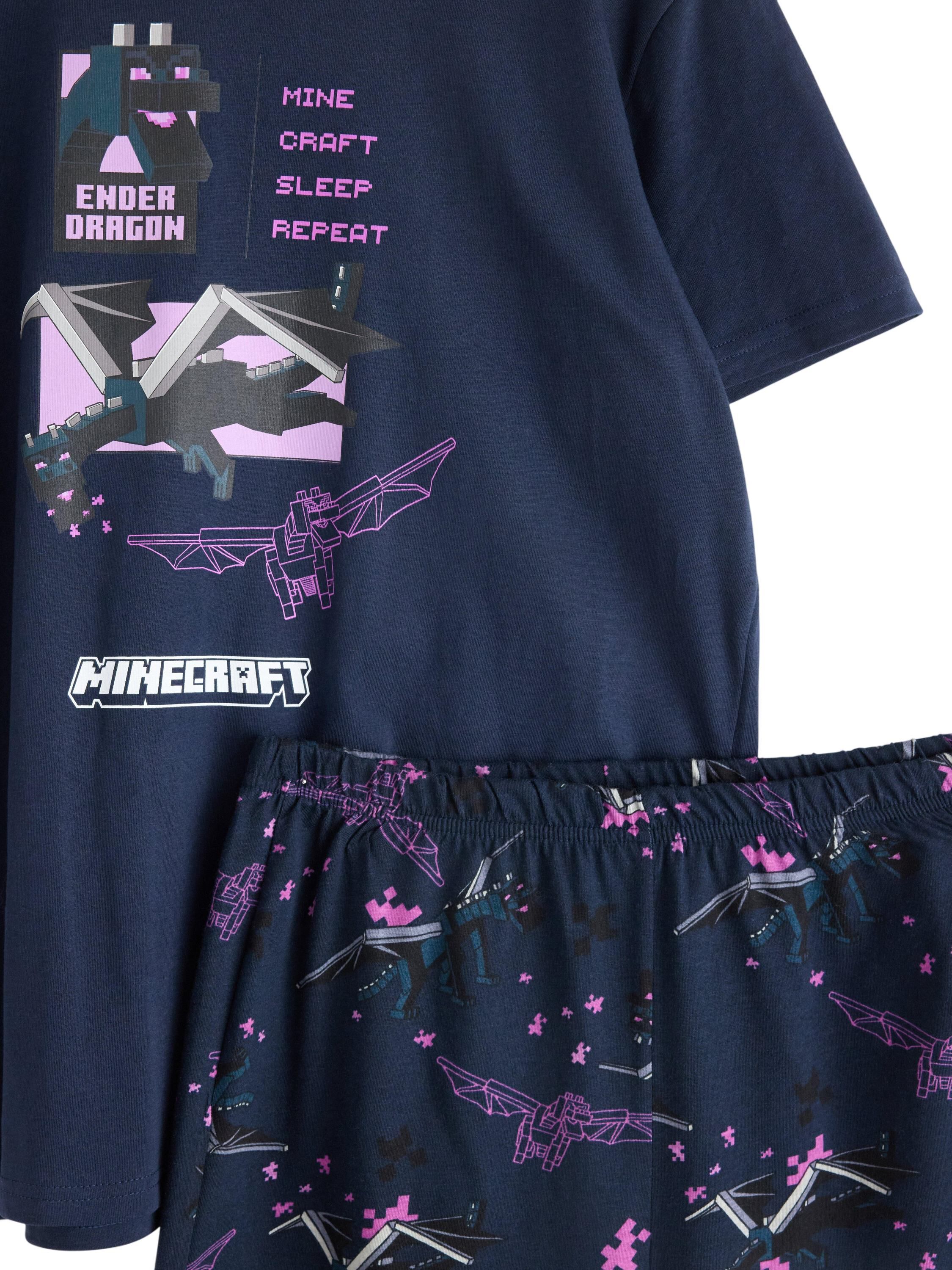 Pyjamas t shirt shorts Minecraft