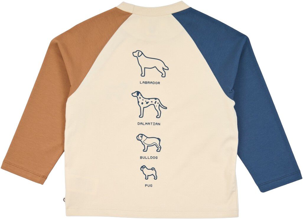 Dogs Color Block L/S T