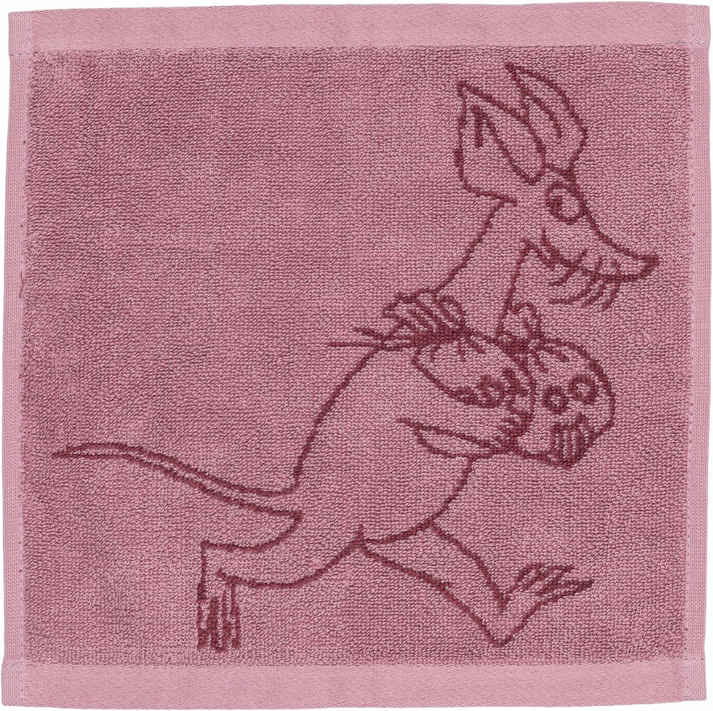 Moomin H&aring;ndkl&aelig;de 25x25 mauve