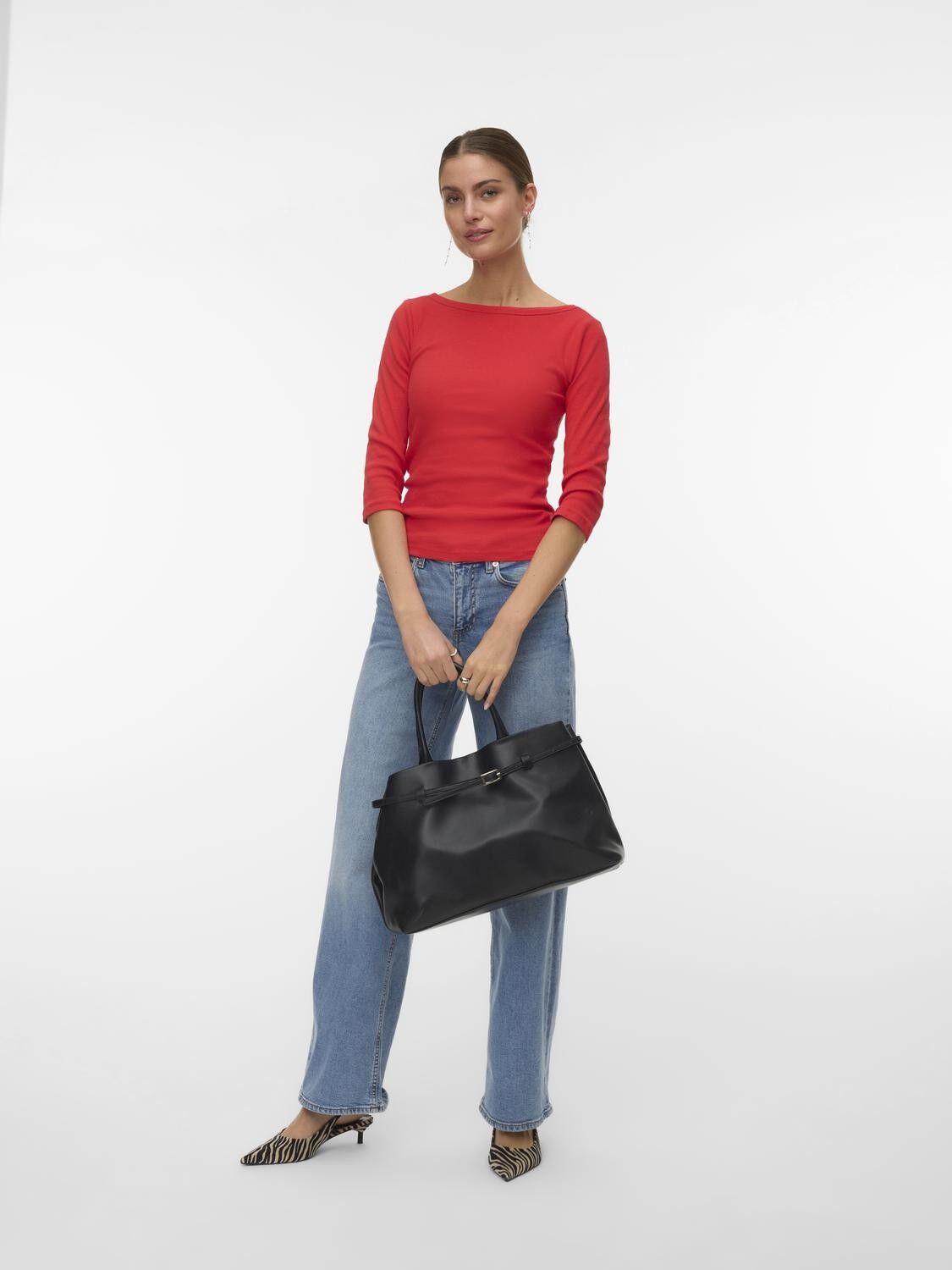 AWTHEA 3/4 BOATNECK TOP EXCL NOOS