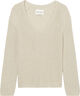 Cotton Pullover, V-neck