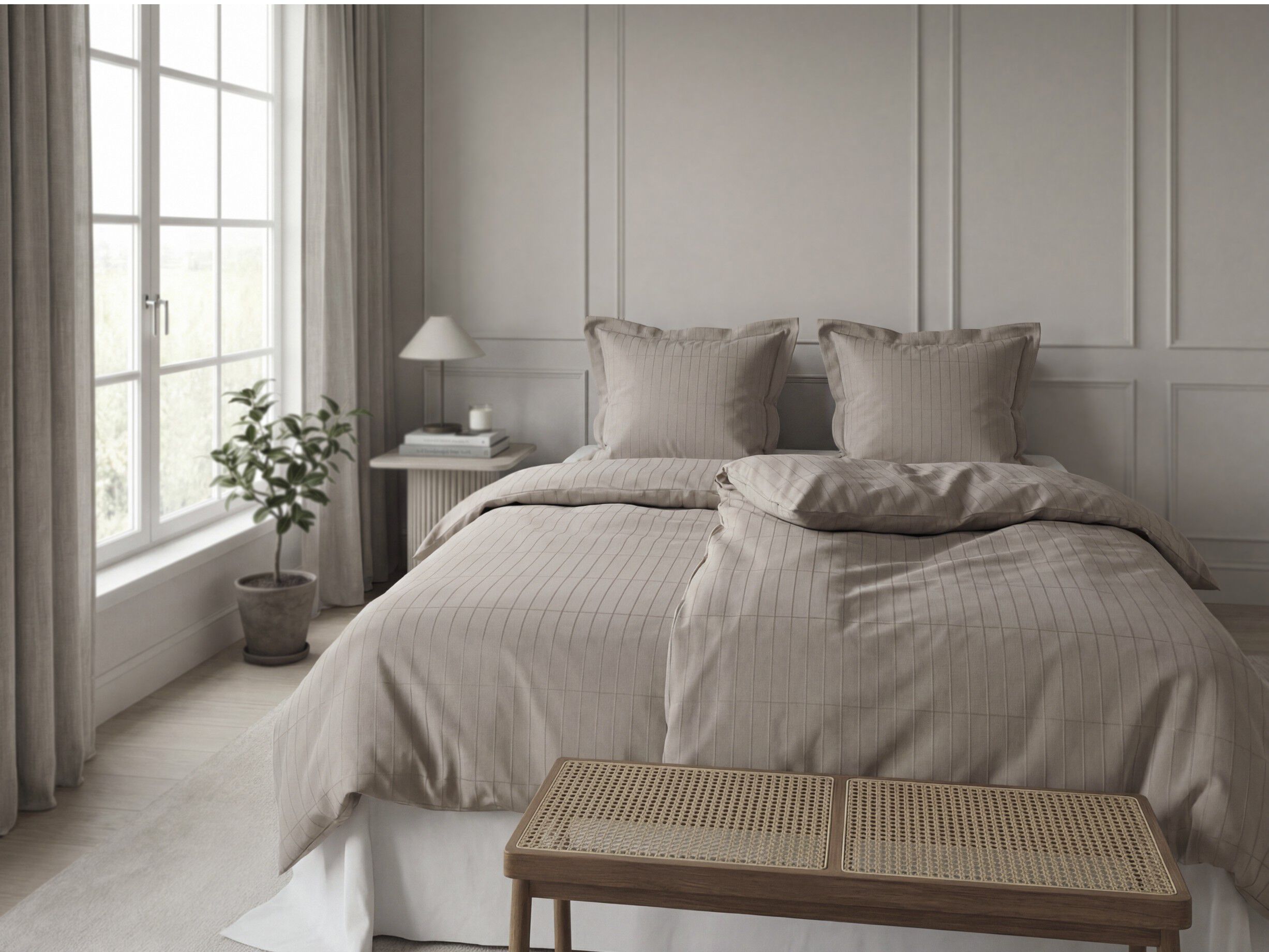 Sengesett 140x200 Essence Suite One Opptisk hvit