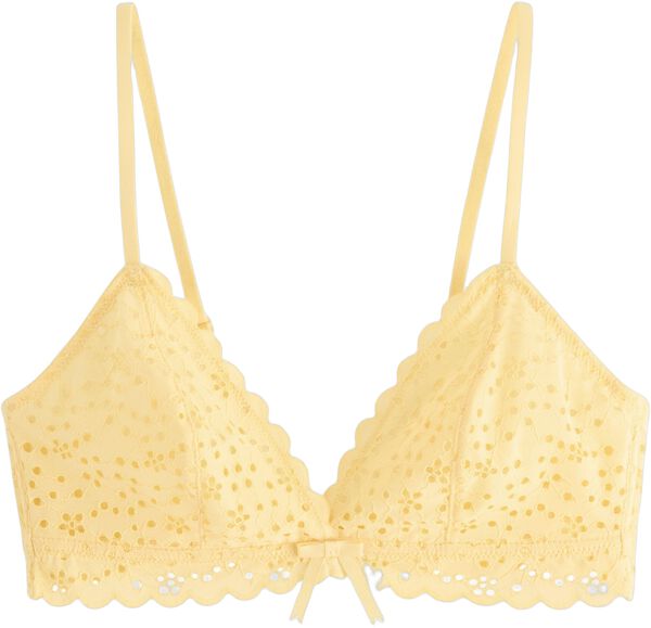 Bralette med blonder
