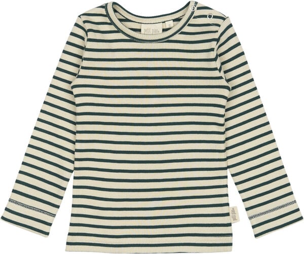 T-shirt L/S Modal Striped