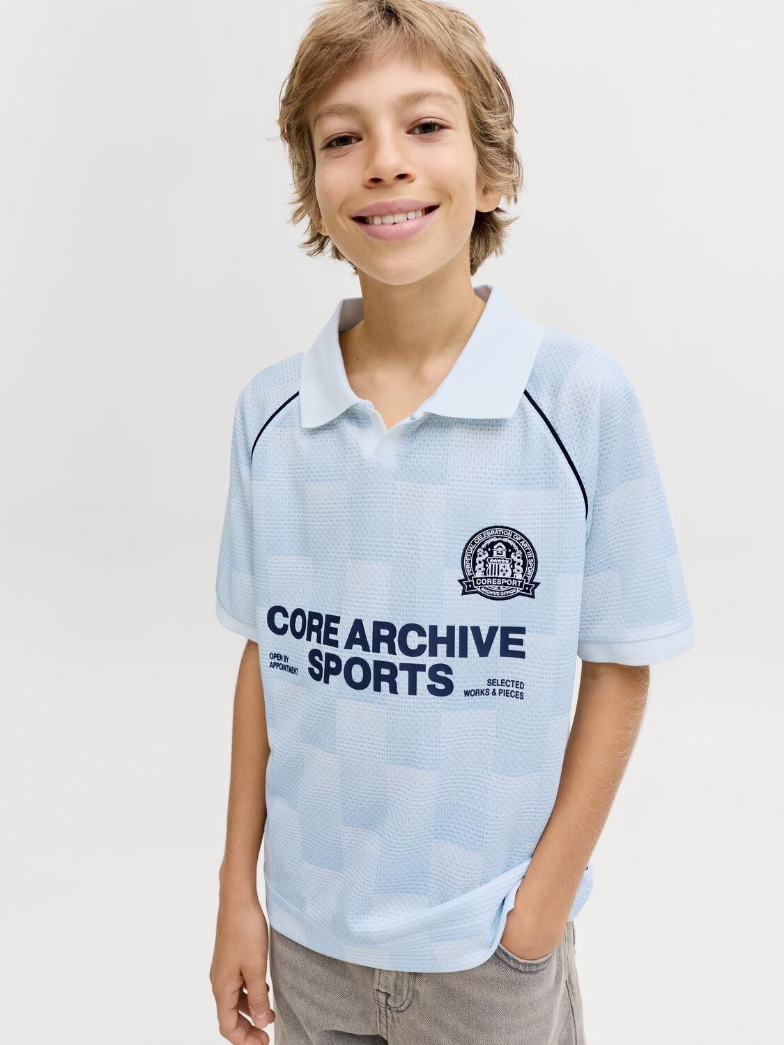 Jcobreeze Football Aop Mesh Tee Ss Jnr