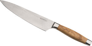 Kokkekniv m/ oliventræsskaft 20cm