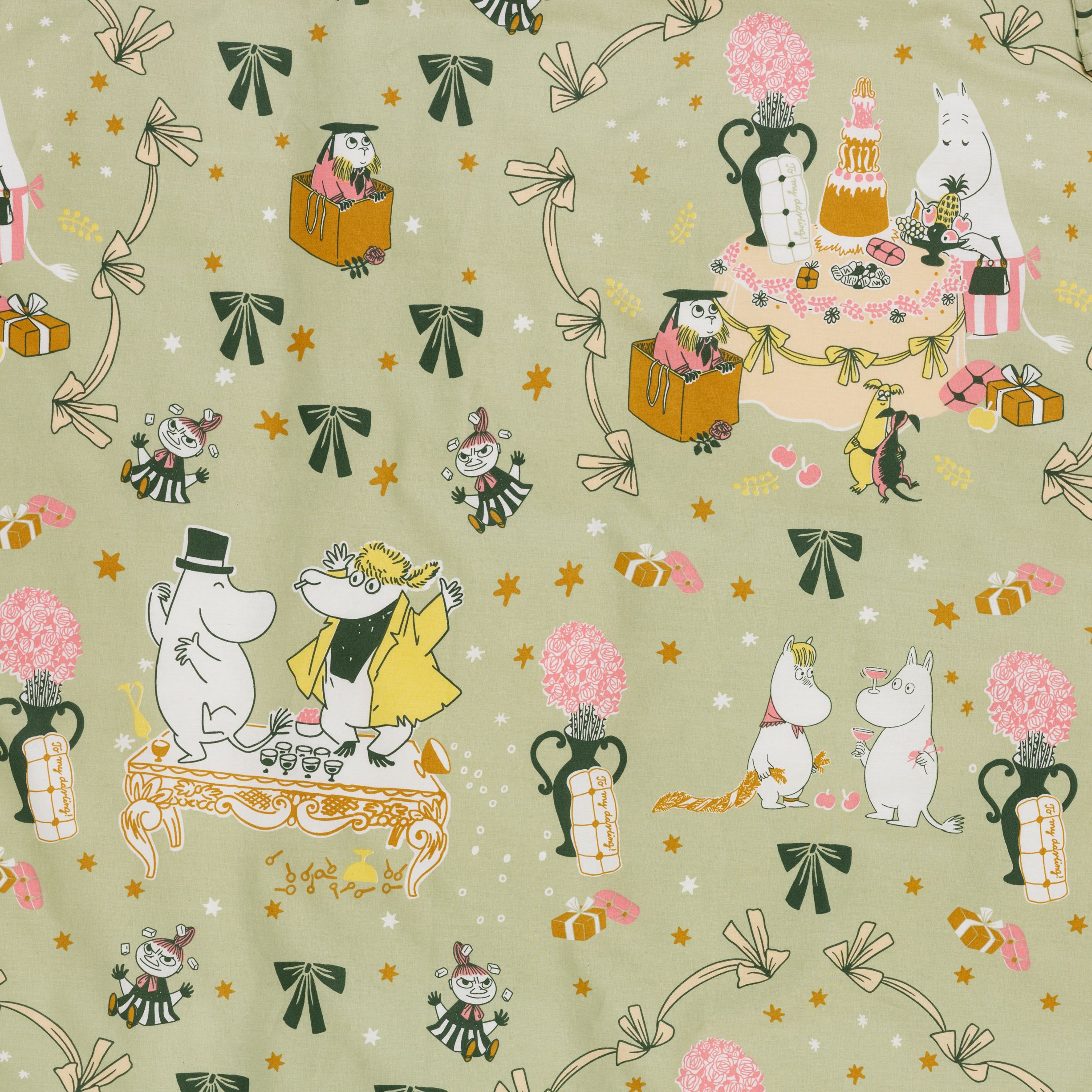 Moomin pudebetr&aelig;k 50x70cm Gift of Love, GOTS