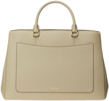 Crosshatch Leather Large Hanna Satchel