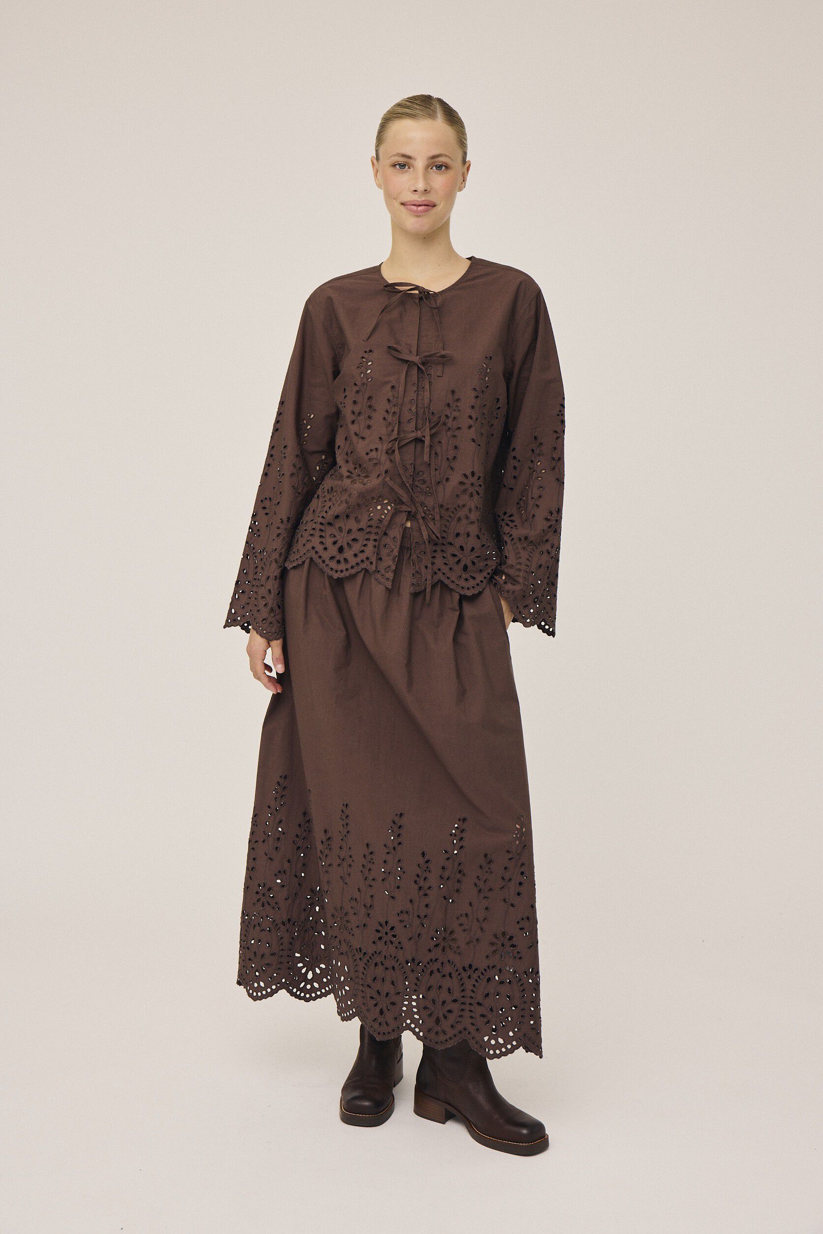 Asta 19 Maxi nederdel - 100% &Oslash;kologisk bomuld GOTS