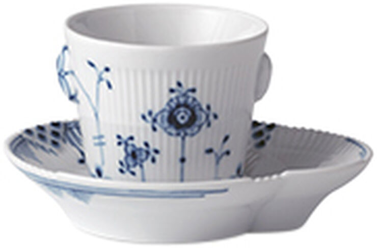 BLÅ ELEMENTS ESPRESSOKOP MED UNDERKOP 9 CL