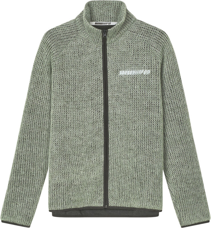 Janitor'' Double Layer Zip Cardiga