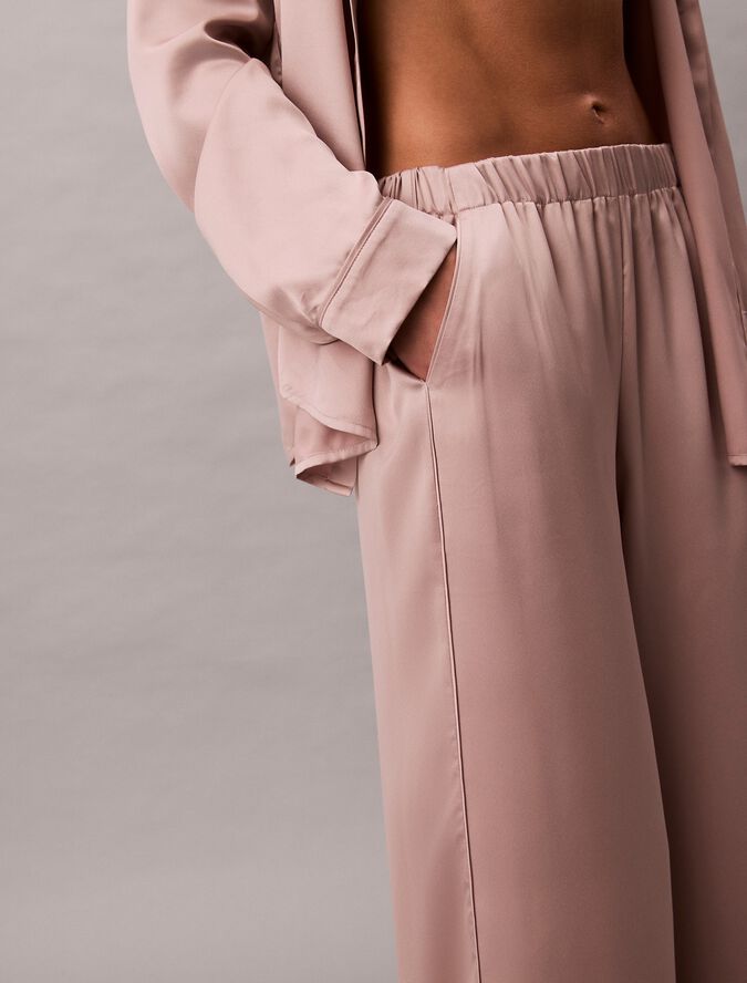 SENSUAL SATIN LOGO PANT