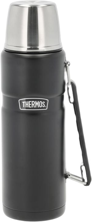 Termoflaske Stainless King 1,2 liter Svart Rustfritt stål