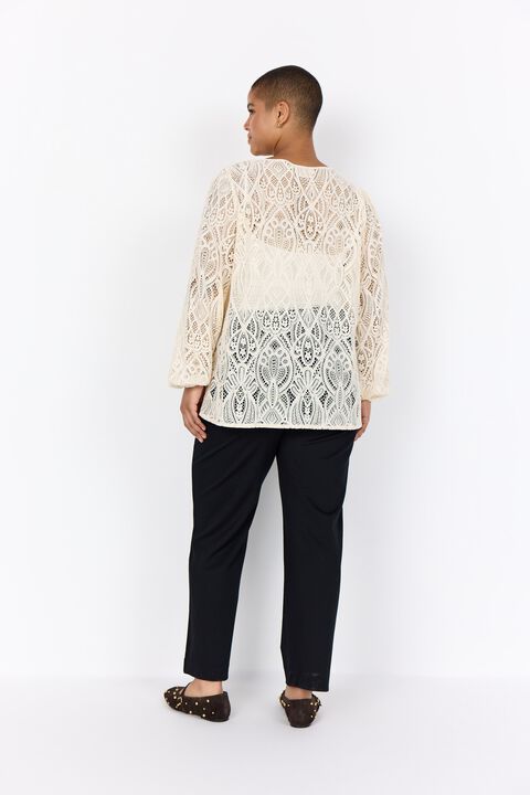 Curvy WA-NELA 2 Bluse Creme