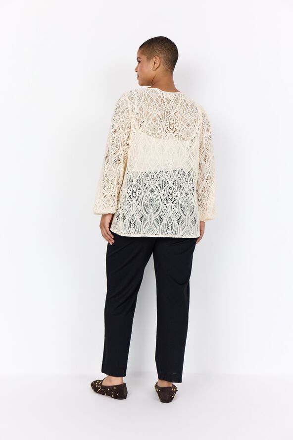 Curvy WA-NELA 2 Bluse Creme